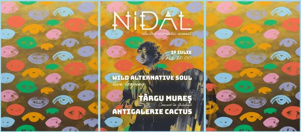 NIDAL ”Electro-Acoustic Sunset” @Antigalerie Cactus 17IUL26 - Târgu Mureș