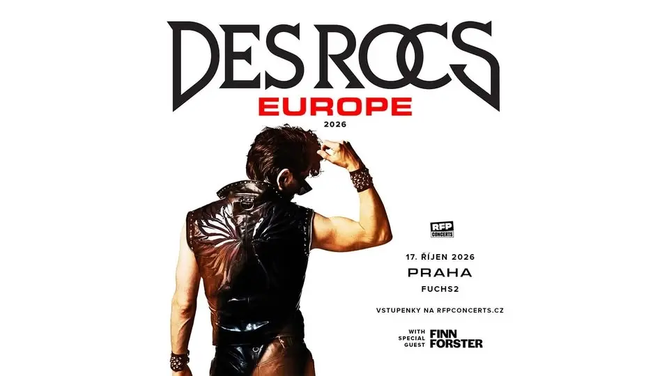 Des Rocs (US) + Special Guest: Finn Forster - PRAGUE