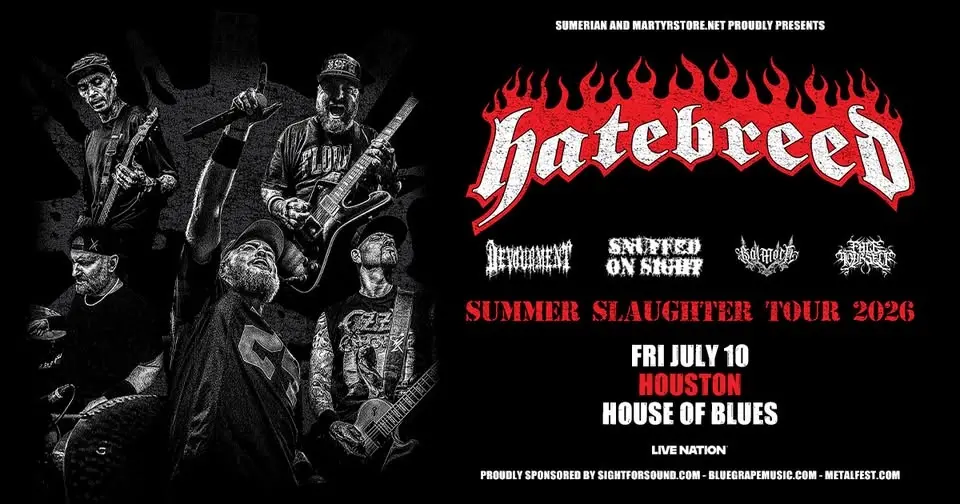 Hatebreed: SUMMER SLAUGHTER TOUR 2026