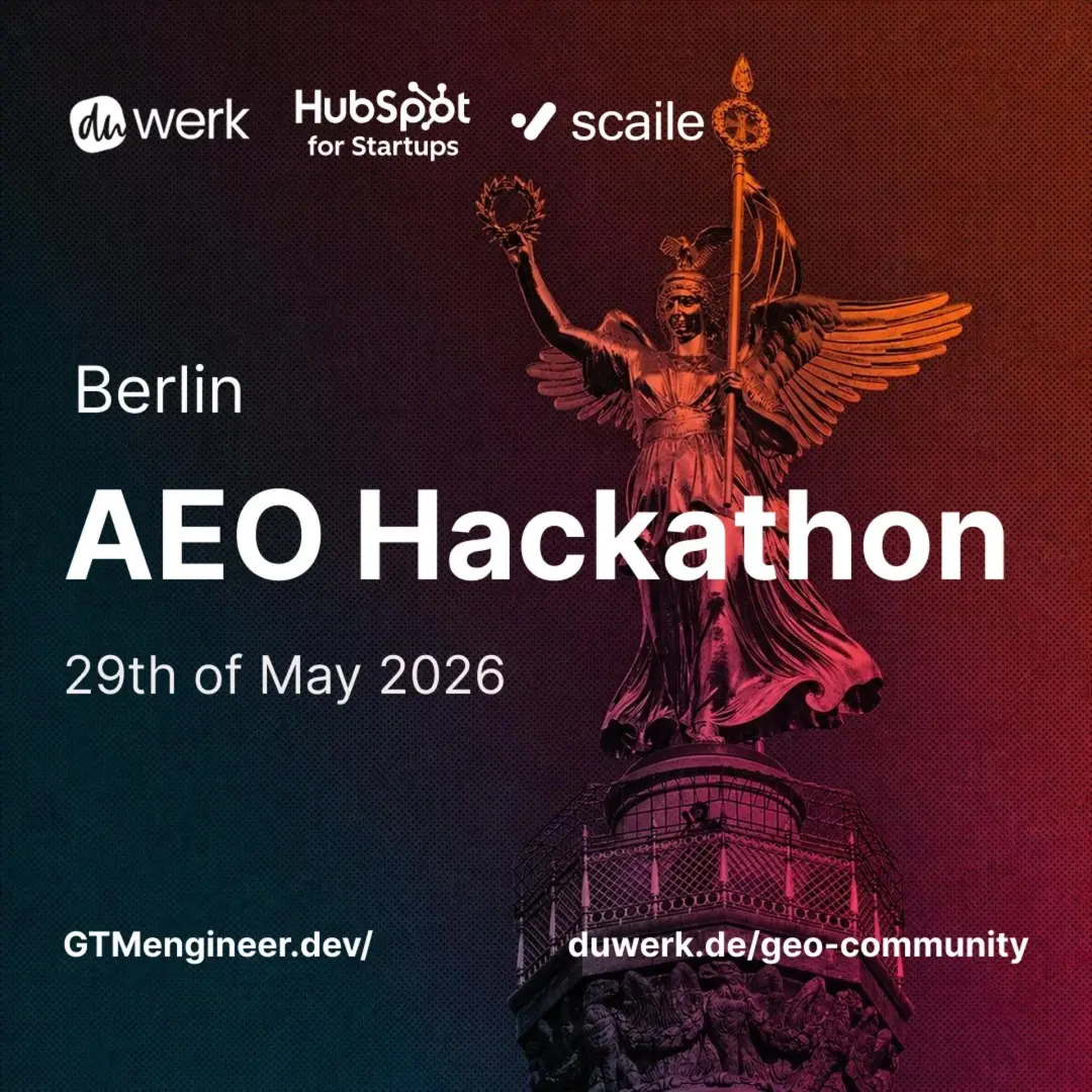 AEO Hackathon ft. HubSpot, duwerk & scaile