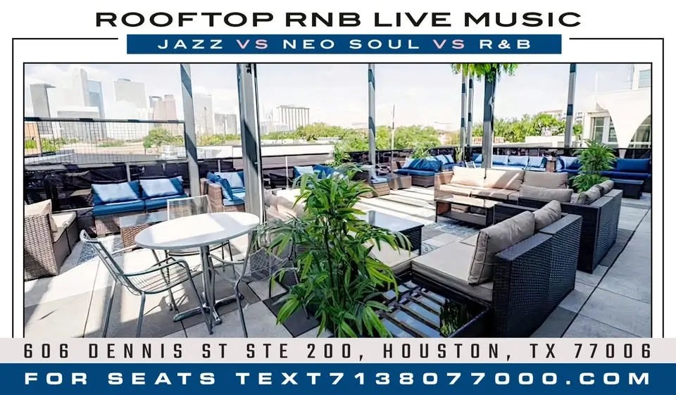 THE ONLY ROOFTOP LIVE MUSIC NIGHT in HOUSTON - NEO SOUL vs R&B