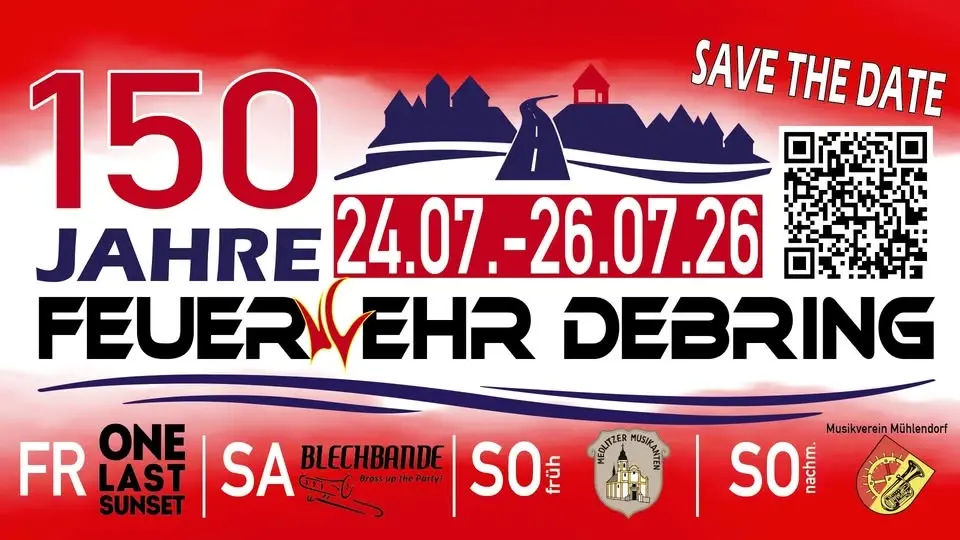 150 Jahre Feuerwehr Debring mit Festzug