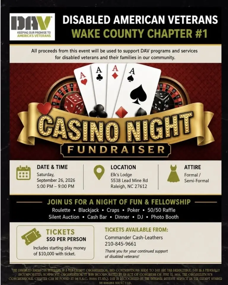 Casino Night Fundraiser 2026