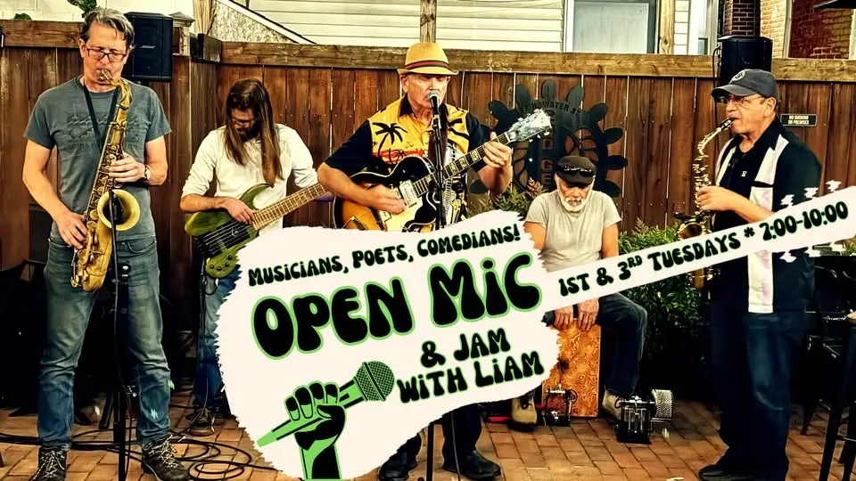 Open Mic & Jam at the Courtyard on Water Street - 1st & 3rd Tuesdays with Liam