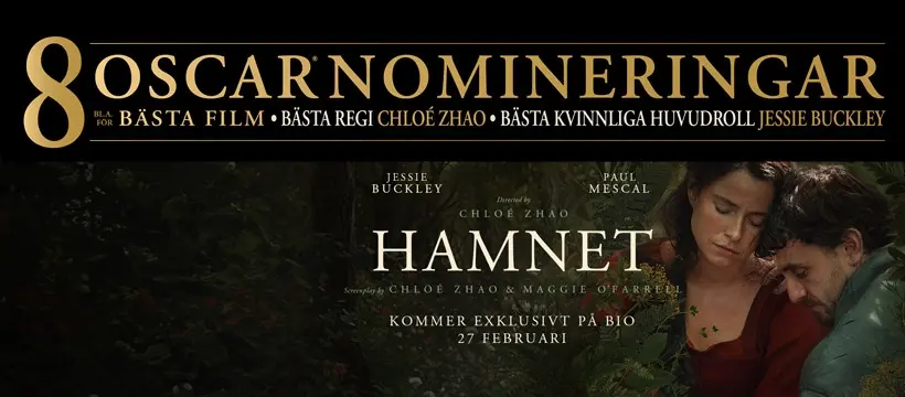Hamnet (50kr per biljett och popcorn ingår, alltid)