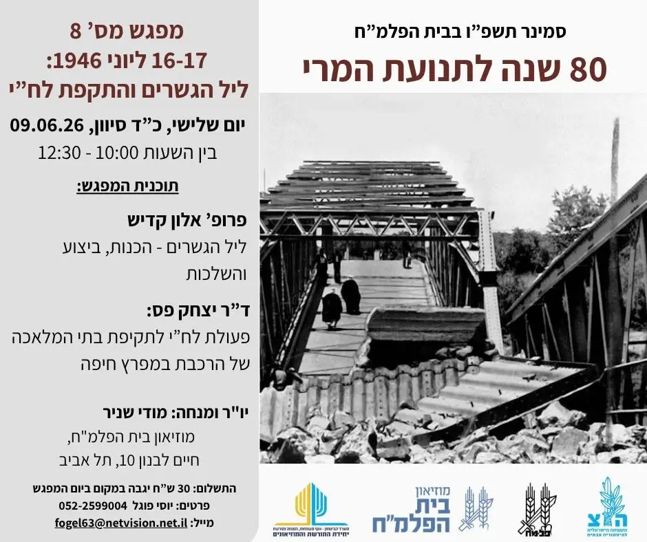 מפגש מס' 8 בסמינר 80 שנה לתנועת המרי העברי