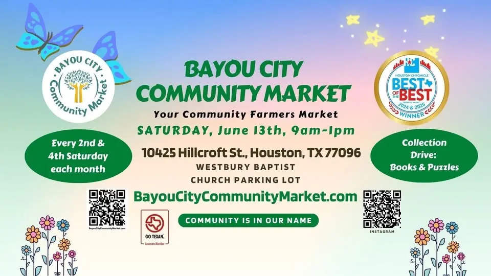 Bayou City Community Market - Your Community Farmers and Artisan Market