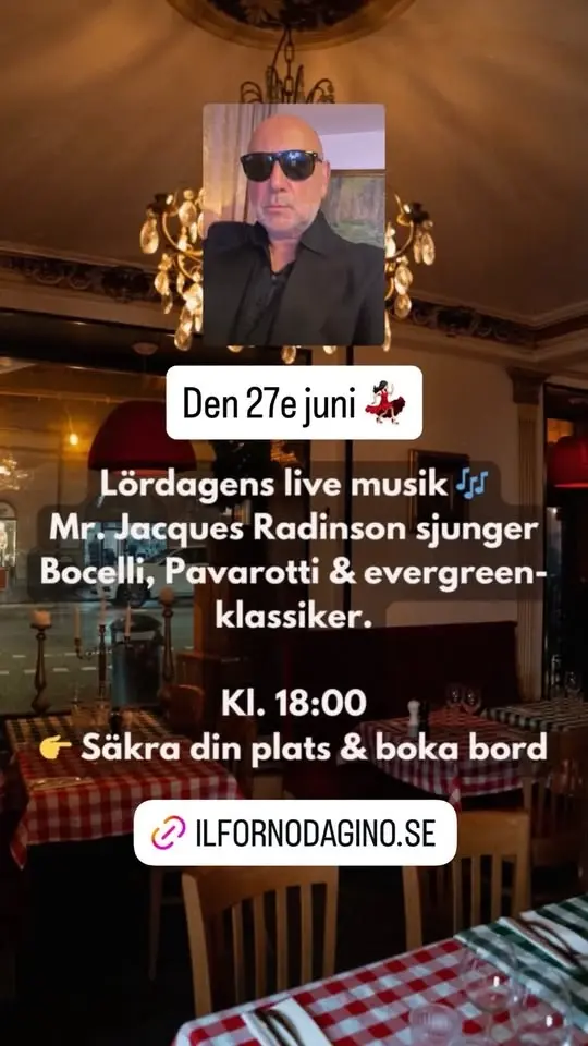 Live musik på Il Forno da Gino!
