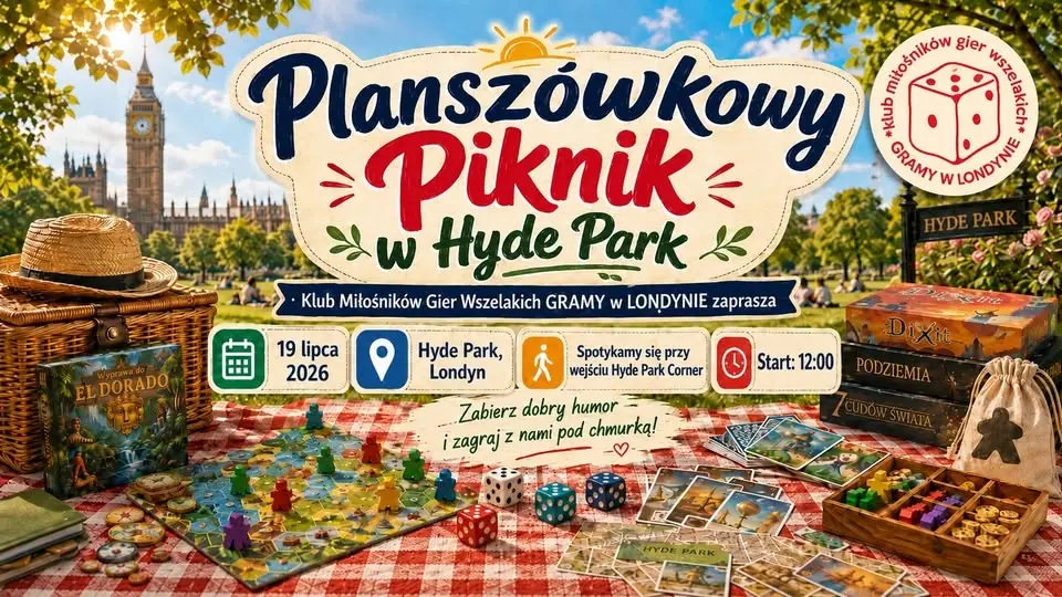 Planszówkowy Piknik w Hyde Park