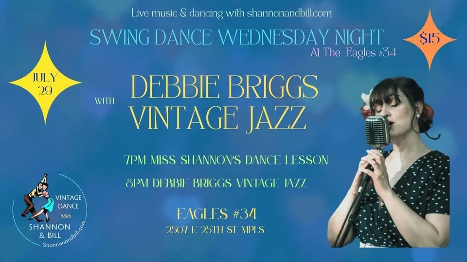 Debbie Briggs at Swing Dance Wednesday Night 7/29