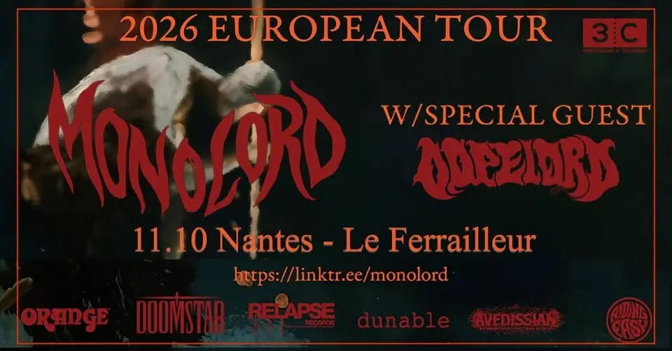 MONOLORD + DOPELORD.LE FERRAILLEUR.11 OCTOBRE 2026