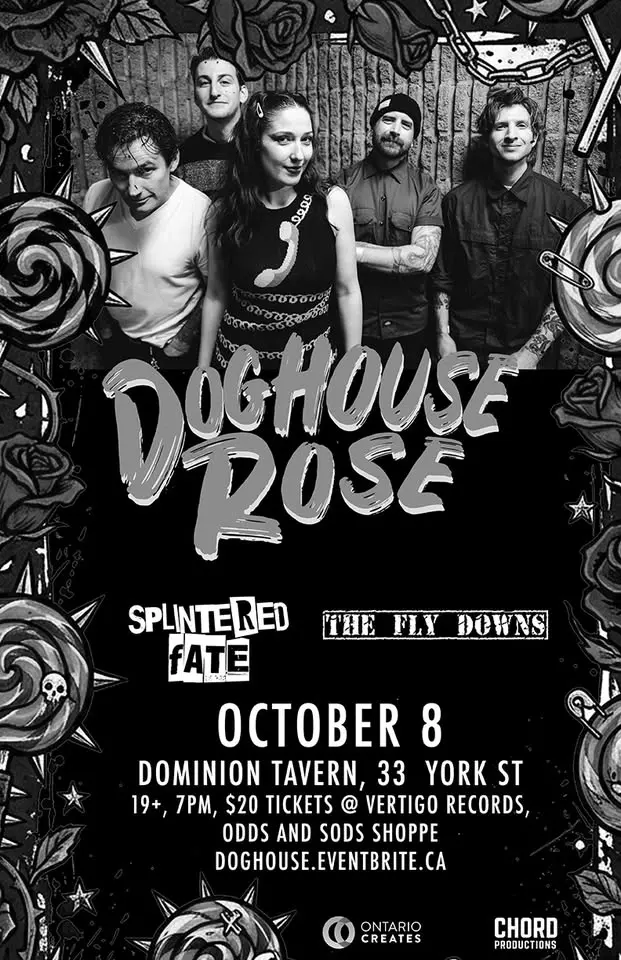 Doghouse Rose, Splintered Fate, the Fly Downs at the Dom