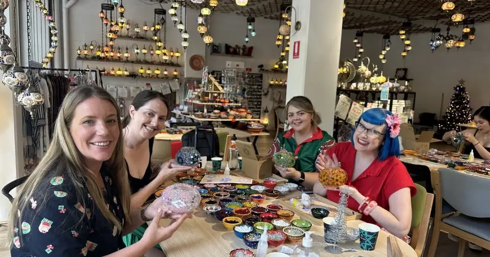 Mosaic Lamp Workshop in London