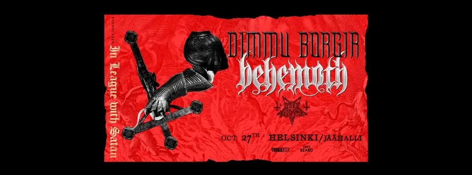 TuskaLive: Behemoth & Dimmu Borgir + support: Dark Funeral, 27.10.2026 Jäähalli, Helsinki