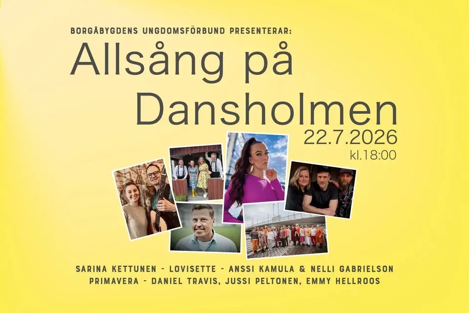 Allsång på Dansholmen