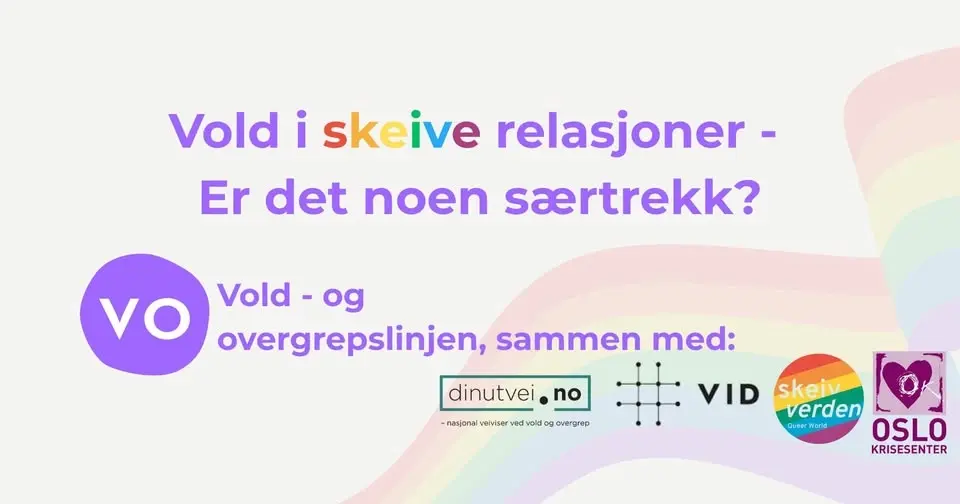 Vold i skeive relasjoner - Er det noen særtrekk?