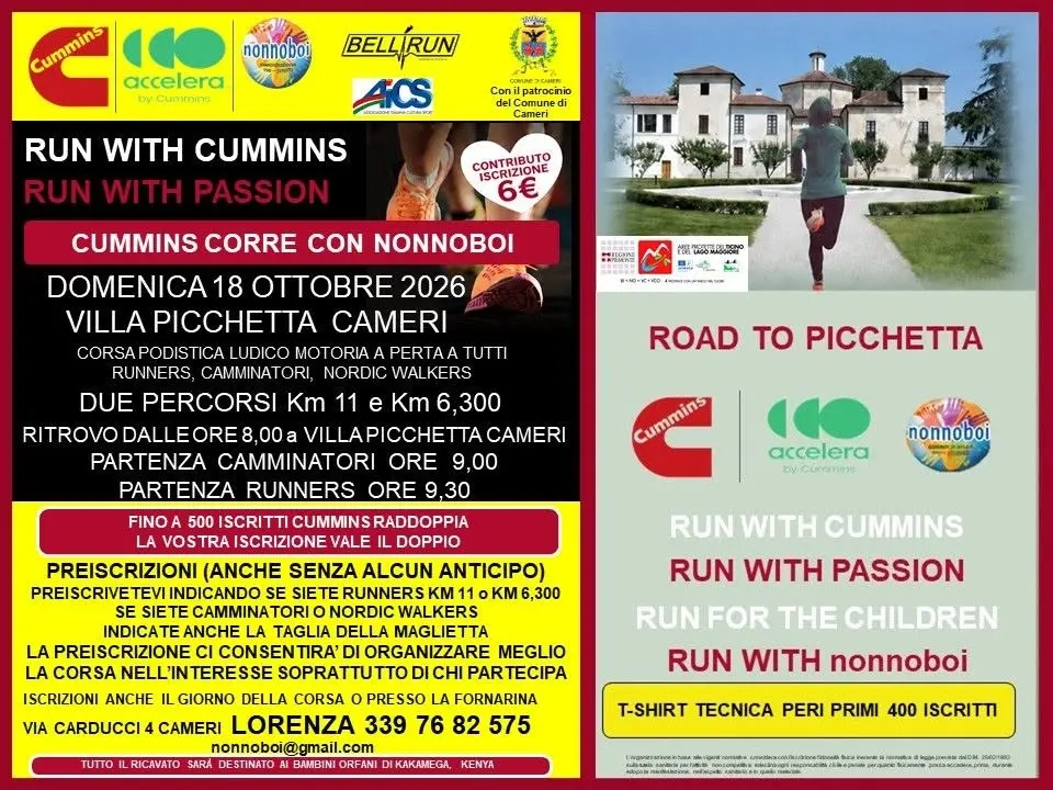 CUMMINS CORRE CON NONNOBOI 