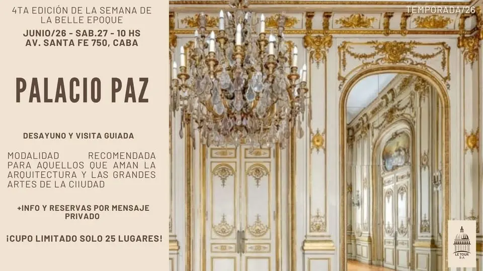 Visita & Desayuno en el Palacio Paz