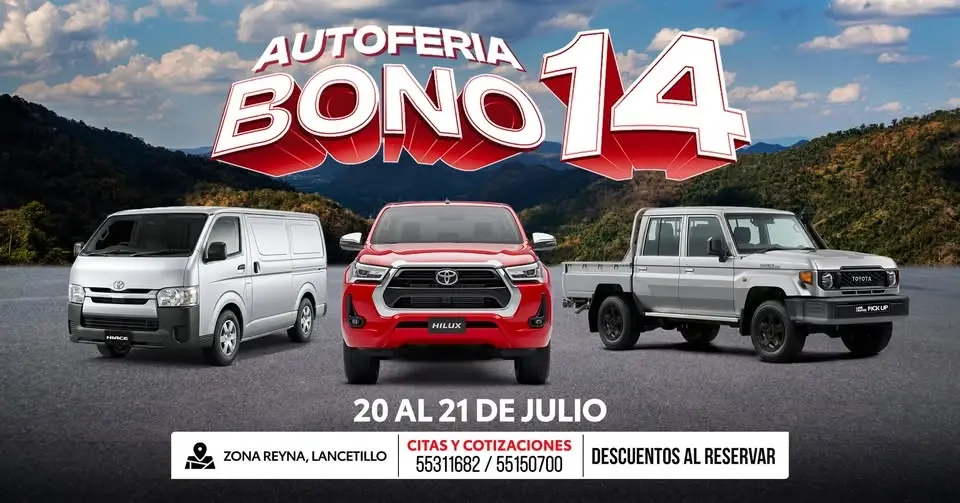 AUTO FERIA BONO 14