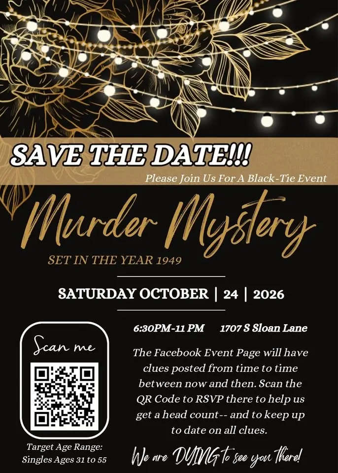 We'll Meet Again: A Black Tie Murder Mystery Event