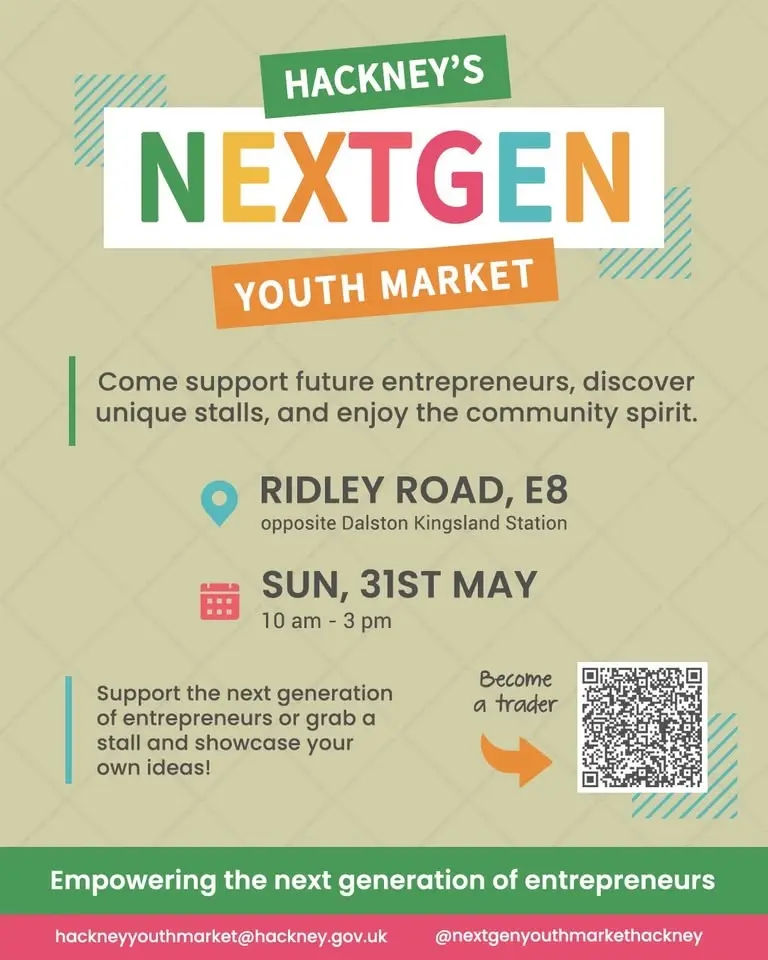 NextGen Youth Market - Hackney @ Ridley Road, E8