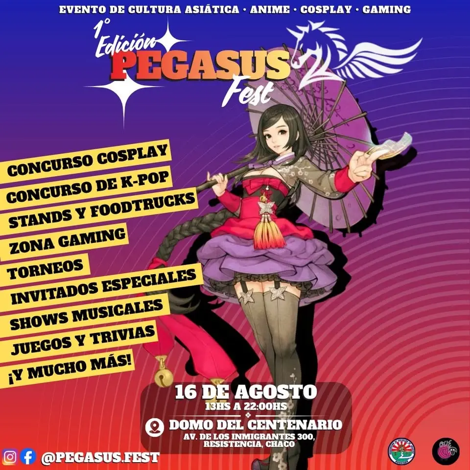 PEGASUS FEST • EVENTO ANIME, COMICS, KPOP
