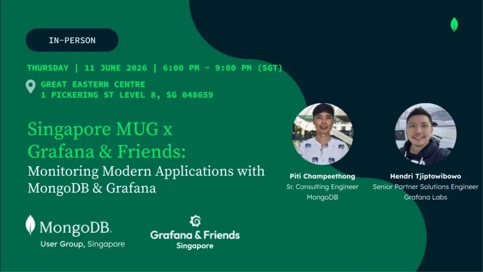 Grafana x Singapore MongoDB User Group UG