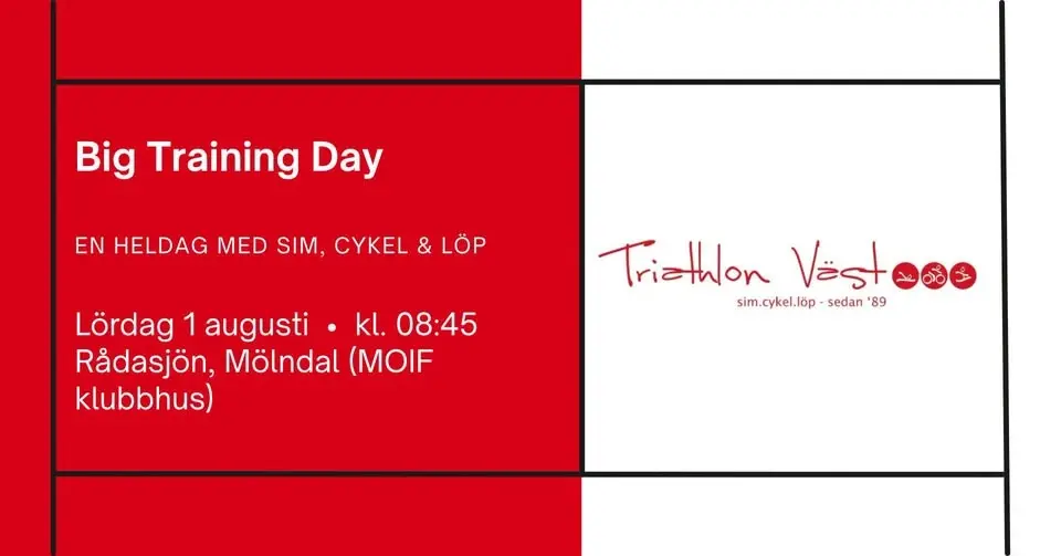 Big Training Day med Triathlon Väst
