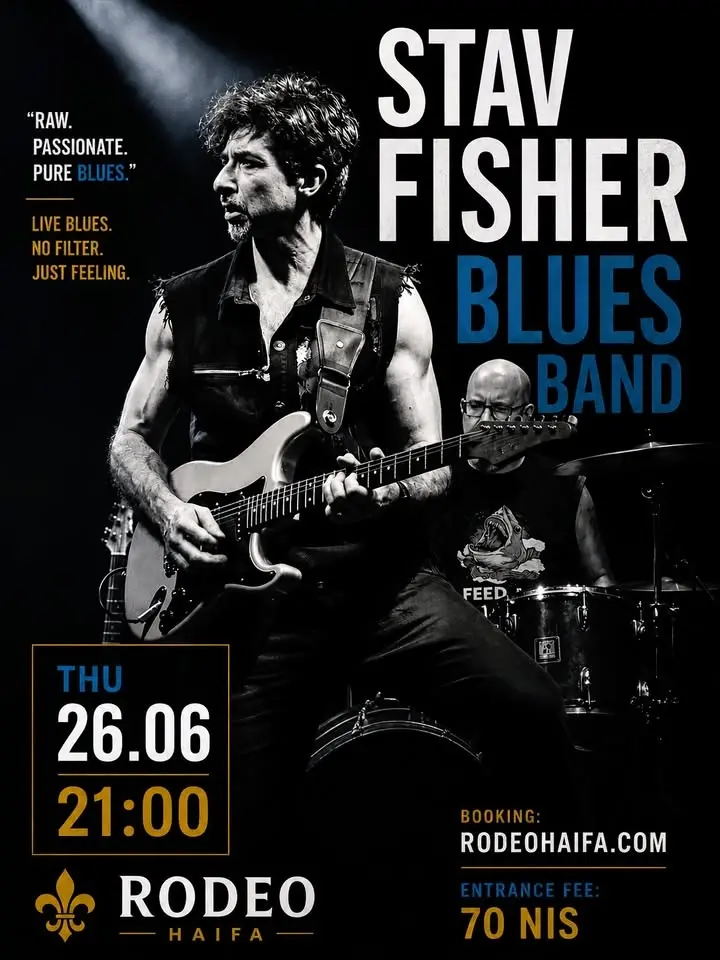 Stav Fisher Blues Band at Rodeo, 26/06