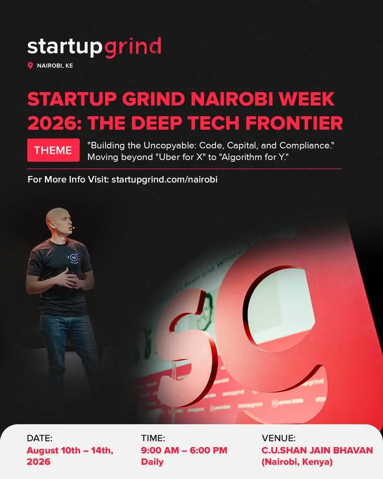  Startup Grind Nairobi Week 2026: The Deep Tech Frontier.