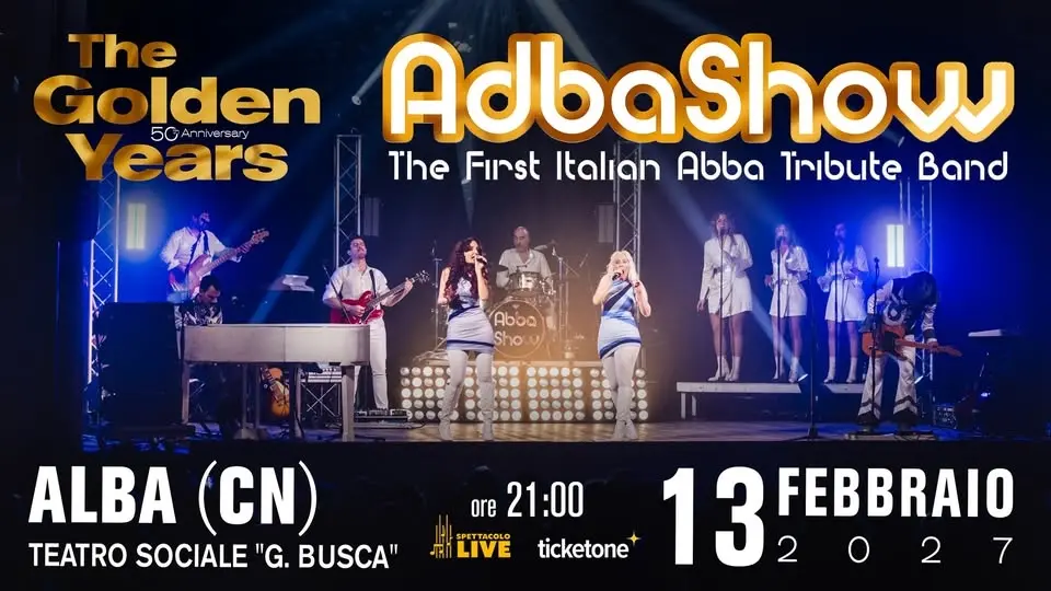 ABBA SHOW "The Golden Years" - Teatro Sociale Busca Sala Abbado, Alba