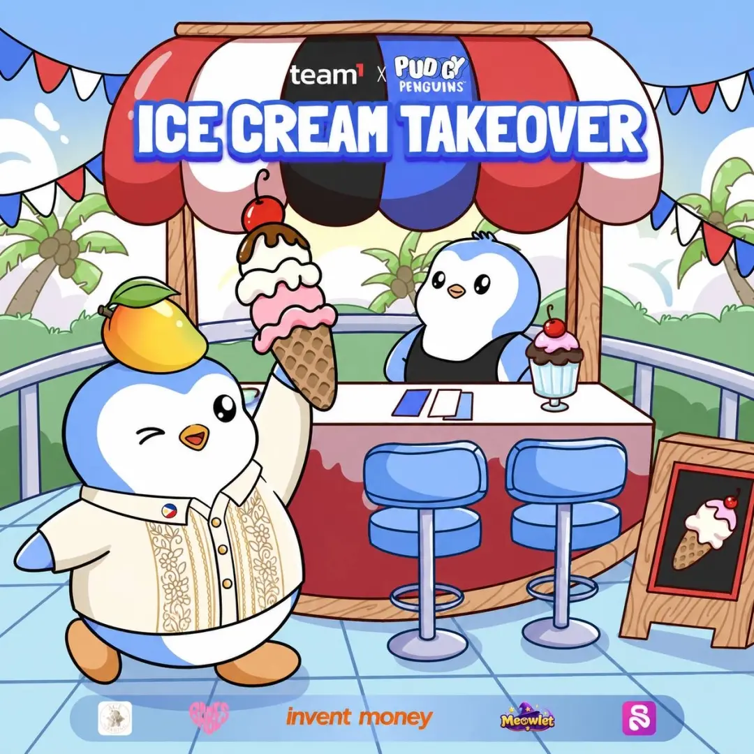 Team1 x Pudgy Ice Cream Takeover