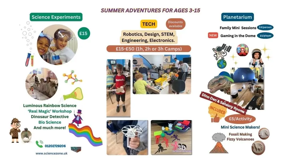 Summer Adventures for Kids Ages 3-15 and Families