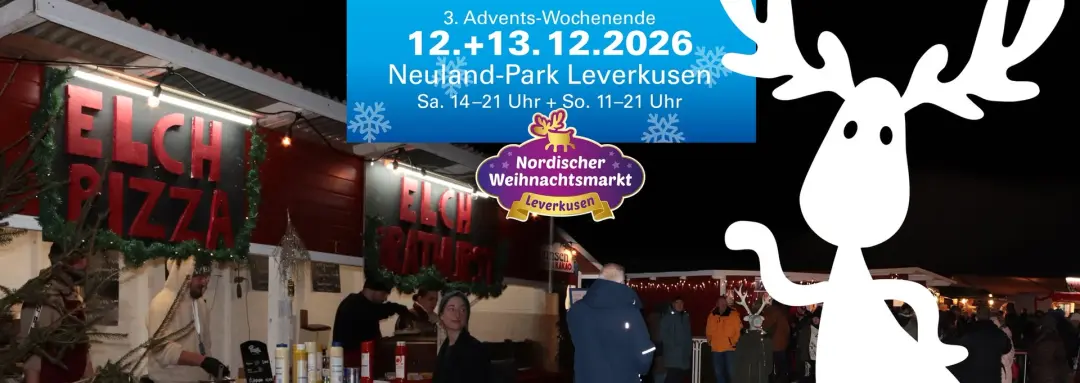 Nordischer Weihnachtsmarkt im Neuland-Park Leverkusen