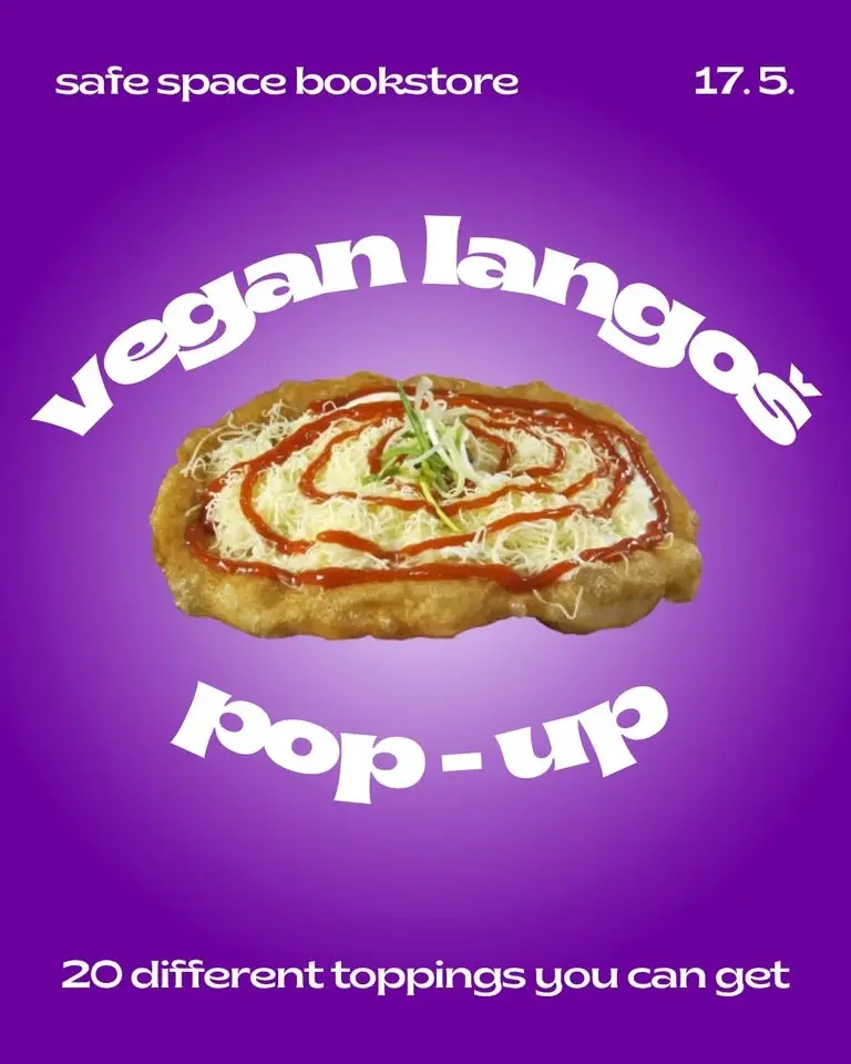 LAST VEGAN LANGOŠ POP UP IN SAFE SPACE BOOKSTORE