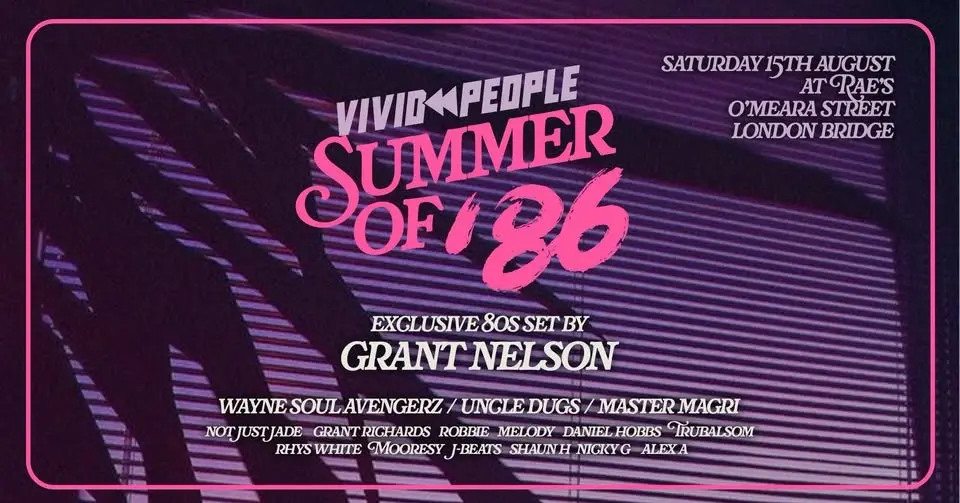 Vivid People Summer of '86 - (Magri's 40th)