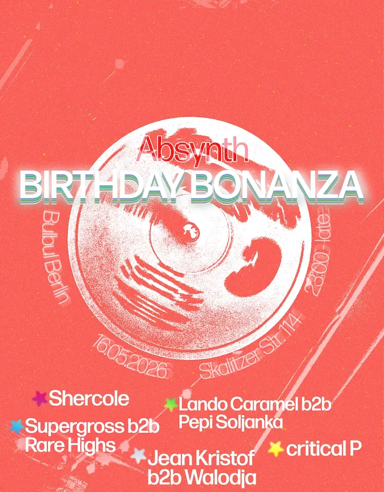 Absynth - 1 Year Birthday Bonanza: critical P, Shercole, Absynth Residents