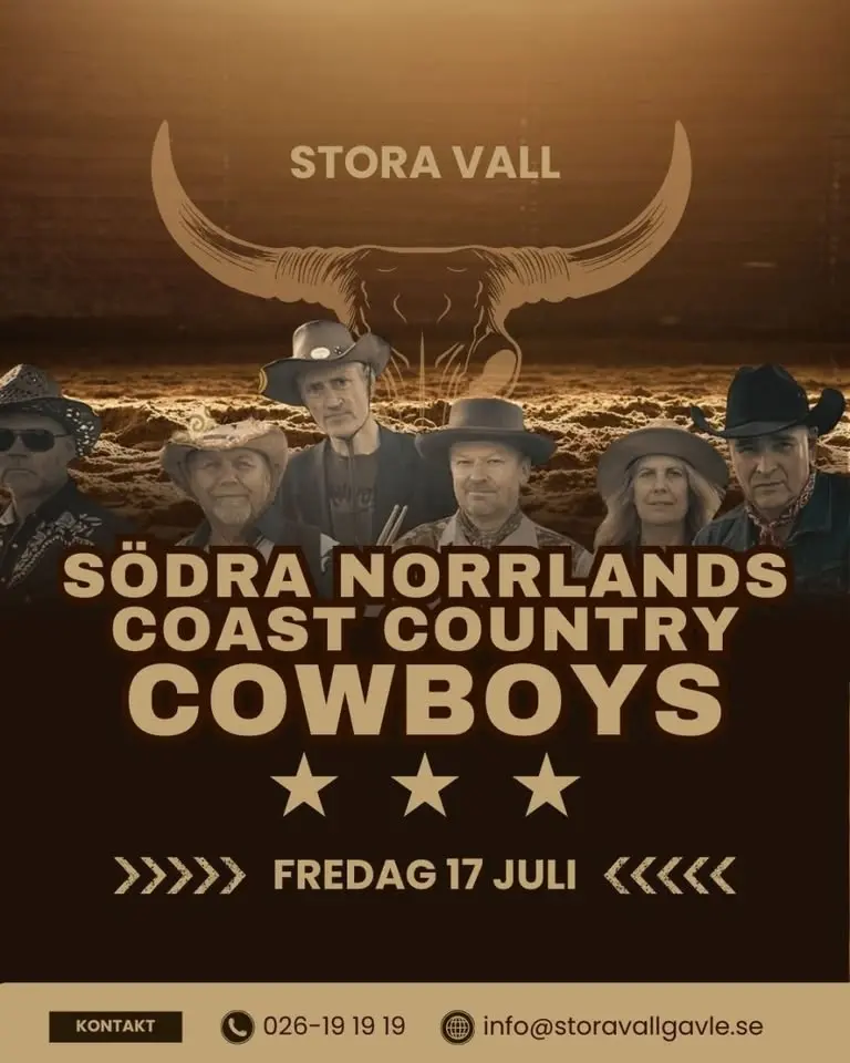 Country & grillkväll på Stora vall!