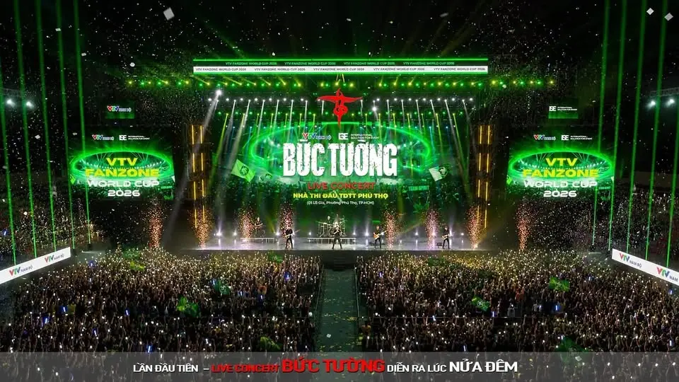 BỨC TƯỜNG LIVE CONCERT & CHUNG KẾT WORLD CUP 2026