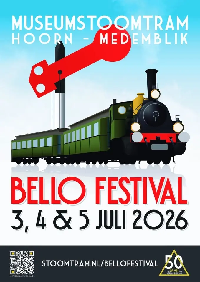 BELLO FESTIVAL Museumstoomtram Hoorn-Medemblik