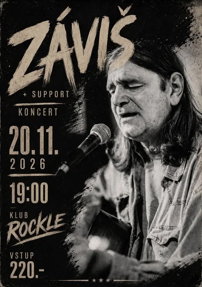 ZÁVIŠ + support - Č.Budějovice / Rockle / 20.11. /