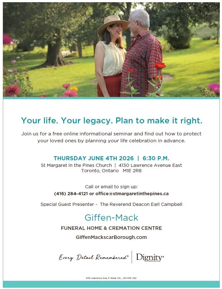 Your Life Your Legacy Event