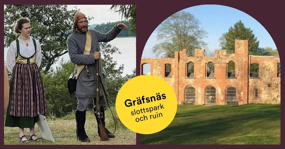Gratis guidning i Gräfsnäs slottspark och ruin 