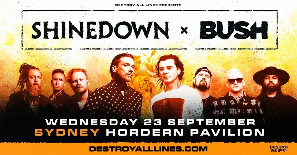 SHINEDOWN & BUSH // Sydney // Co-Headline AUS Tour // Hordern Pavilion // LIC AA