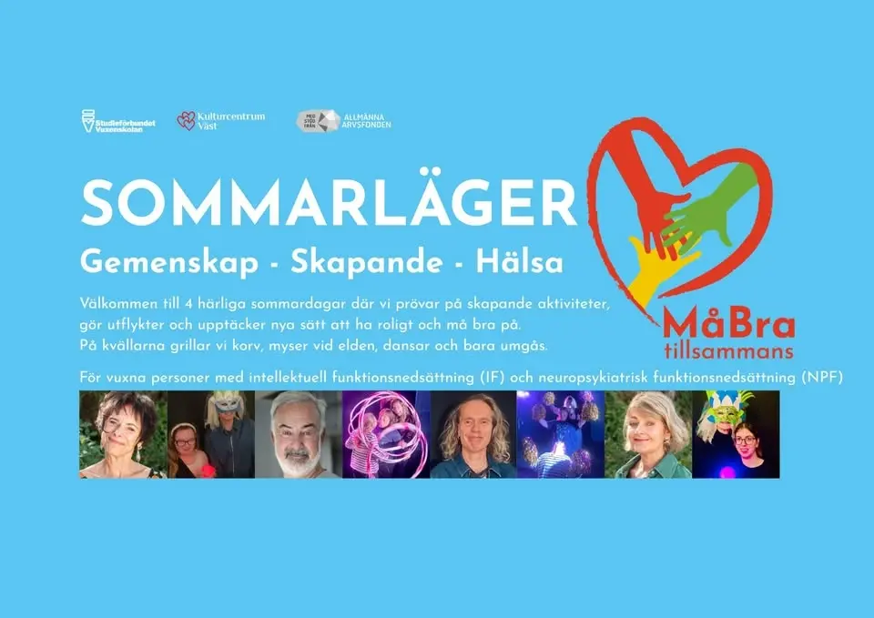 SOMMARLÄGER PÅ BILLSTRÖMSKA FOLKHÖGSKOLAN, TJÖRN