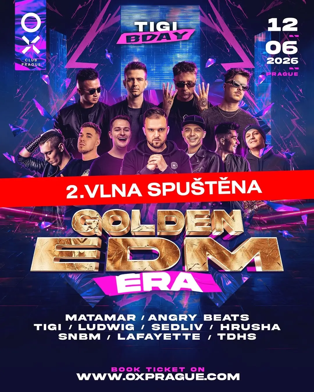Golden EDM Era – TIGI BDAY