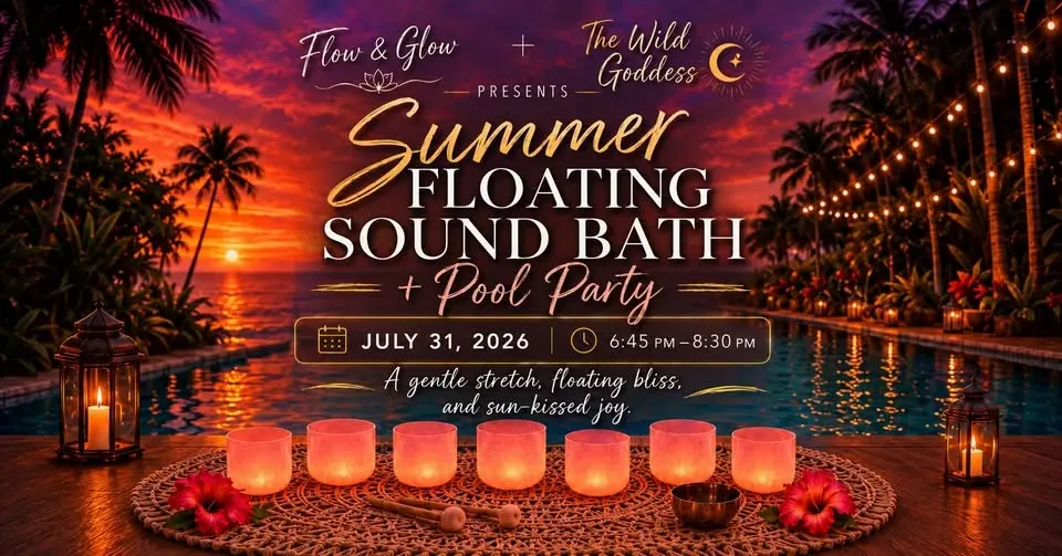 Summer Floating Sound Bath + Pool Party