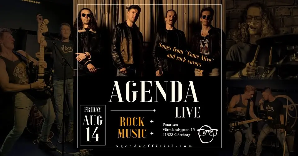 Agenda - live på Potatisen - Göteborg