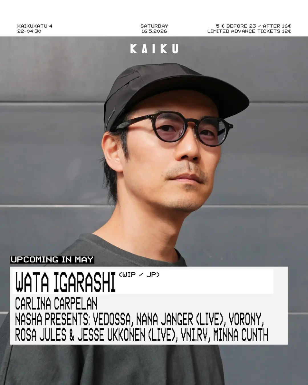 Kaiku presents: Wata Igarashi (JP)