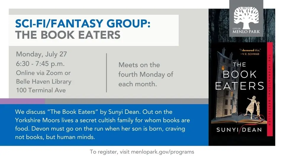 Sci-Fi/Fantasy Book Group: The Book Eaters